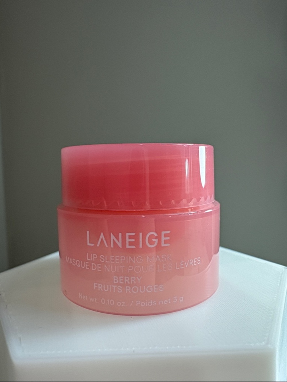 3/$25 LANEIGE, Lip Sleeping Mask in Berry Mini 0.1 oz Hydrating Lip Treatment BN